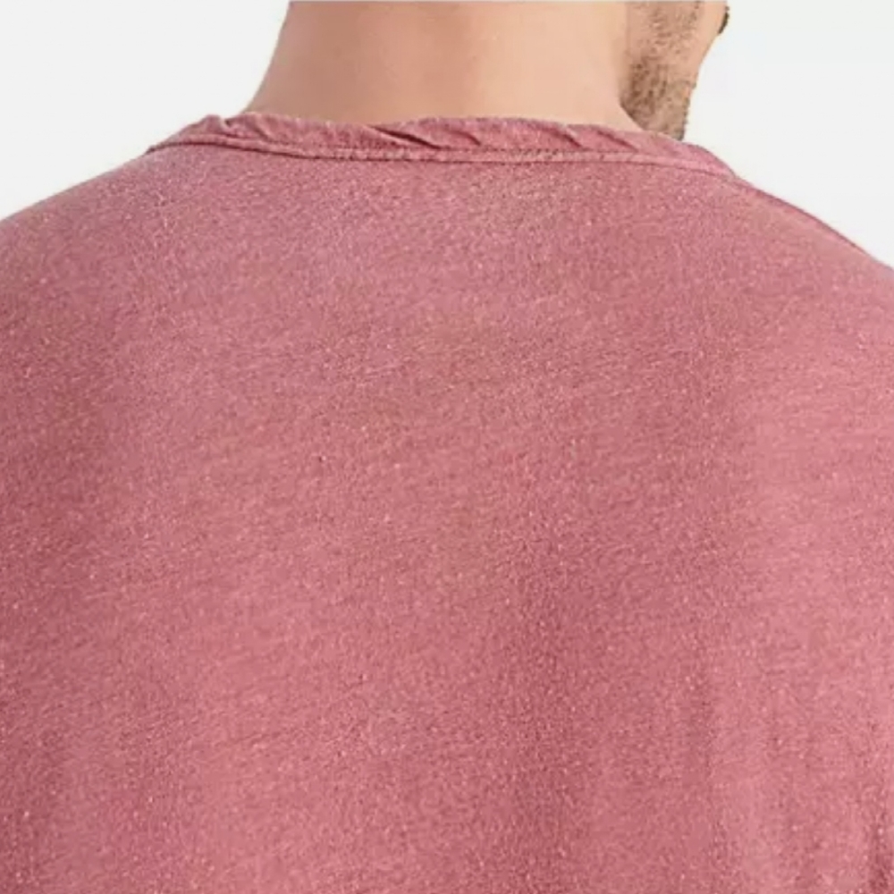 NWT Lucky Brand Men's Long Sleeve Triblend Notch Neck Henley  with button closur - Picture 4 of 15